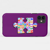 Coques Case-Mate iPhone Sensibilisation sur l'autisme (Dos (Horizontal))