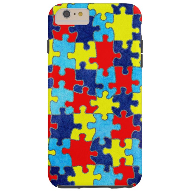 Coques Case-Mate iPhone Sensibilisation sur l'autisme-Puzzle par Shirley T (Dos)