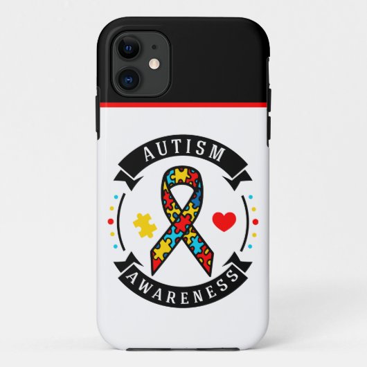 Coques Case-Mate iPhone Sensibilisation sur l'autisme - Tough Apple iPhone (Dos)
