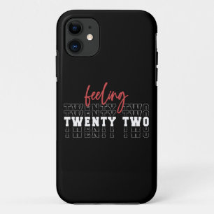 Case-Mate iPhone Case Sentez vingt-deux cadeau de 22e anniversaire