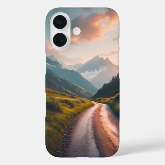 Coques Case-Mate iPhone Sentier Alpin Doré (Verso)