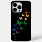 Coques Case-Mate iPhone Sentier arc-en-ciel papillon LGBTQ (Verso)