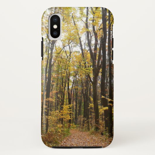 Coques Case-Mate iPhone Sentier d'automne et feuilles dorées à Laurel Hill (Dos)
