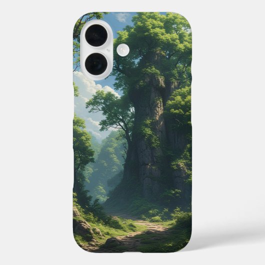 Coques Case-Mate iPhone Sentier forestier aux taches de soleil (Verso)