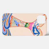 Coques Case-Mate iPhone Sentiment bleu, tons bleu (Verso (horizontal))