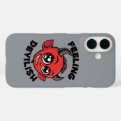 Coques Case-Mate iPhone Sentiment Diabolique Mignon Sourire Diable (Verso (horizontal))