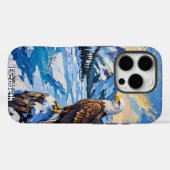 Coques Case-Mate iPhone Sentinel Eagle, Majesté congelée (Verso (horizontal))