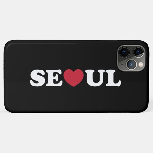Coques Case-Mate iPhone Séoul Love Heart (Dos (Horizontal))