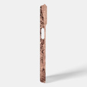 Coques Case-Mate iPhone Sépia beige brun moderne brûlé granit orange (Verso / Droite)