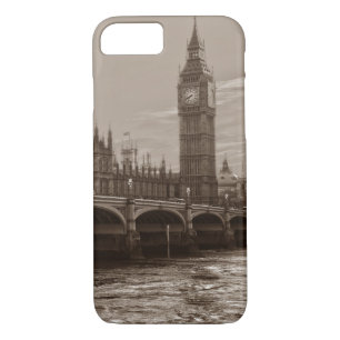 Coque Case-Mate Pour iPhone Sepia Big Ben Tower Palace de Westminster