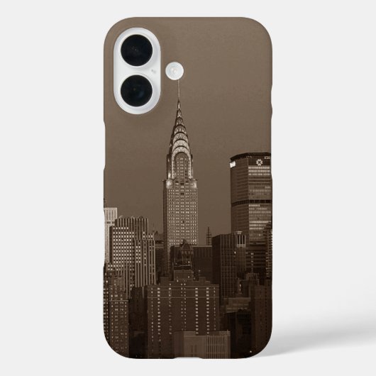 Coques Case-Mate iPhone Sepia New York (Verso)