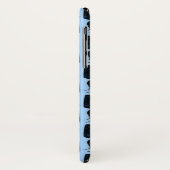 Coques Case-Mate iPhone Septembre Sapphire Blue Butterfly Motif Design (Dos/Gauche)