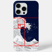 Coques Case-Mate iPhone Séquence Fibonacci et la Grande Vague (Verso)