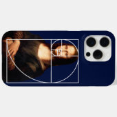 Coques Case-Mate iPhone Séquence Leonardo da Vinci Mona Lisa Fibonacci (Verso (horizontal))