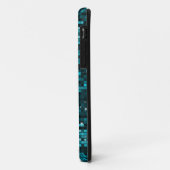 Coques Case-Mate iPhone Séquence Turquoise Métallique Regardez Les Miroirs (Dos/Gauche)