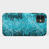 Coques Case-Mate iPhone Séquence Turquoise Métallique Regardez Les Miroirs (Dos (Horizontal))