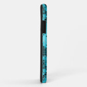 Coques Case-Mate iPhone Séquence Turquoise Métallique Regardez Les Miroirs (Dos/Droite)