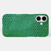 Coques Case-Mate iPhone Séquence verte Shimmer (Verso (horizontal))