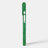 Coques Case-Mate iPhone Séquence verte Shimmer (Verso / Gauche)