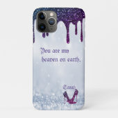 Coques Case-Mate iPhone Séquences violettes (Dos)