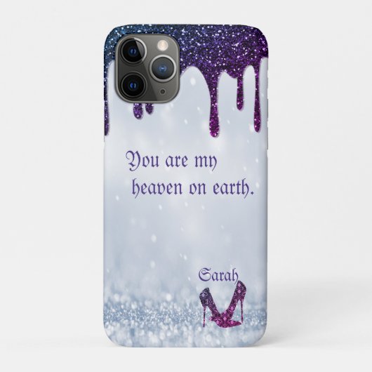 Coques Case-Mate iPhone Séquences violettes (Dos)