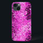 Etui iPhone Case-Mate Séquins rose métallisé Regarder Les Miroirs Disco<br><div class="desc">Séquence métallique brillante populaire look chaud rose tonalités disco style iPhone 4/4S couverture coque. La boule disco des années 70 est miroitante avec le bling et scintille. Recherchez ce design dans plusieurs tons. Rose bleu violet vert et peut être demandé dans votre couleur préférée. C'est un motif d'image et non...</div>