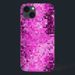 Etui iPhone Case-Mate Séquins rose métallisé Regarder Les Miroirs Disco<br><div class="desc">Séquence métallique brillante populaire look chaud rose tonalités disco style iPhone 4/4S couverture coque. La boule disco des années 70 est miroitante avec le bling et scintille. Recherchez ce design dans plusieurs tons. Rose bleu violet vert et peut être demandé dans votre couleur préférée. C'est un motif d'image et non...</div>