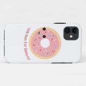Coques Case-Mate iPhone Sera exécuté pour les donuts (Dos (Horizontal))