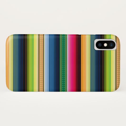 Coques Case-Mate iPhone Serape couvrant mexicain traditionnel (Dos (Horizontal))