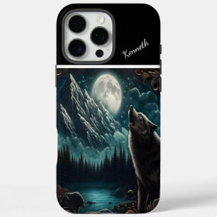 Coques iPhone 16 Pro Max Serenade au clair de lune de Wolf