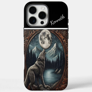 Coques iPhone 16 Pro Max Serenade au clair de lune de Wolf