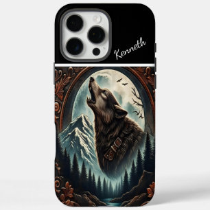 Coques iPhone 16 Pro Max Serenade au clair de lune de Wolf