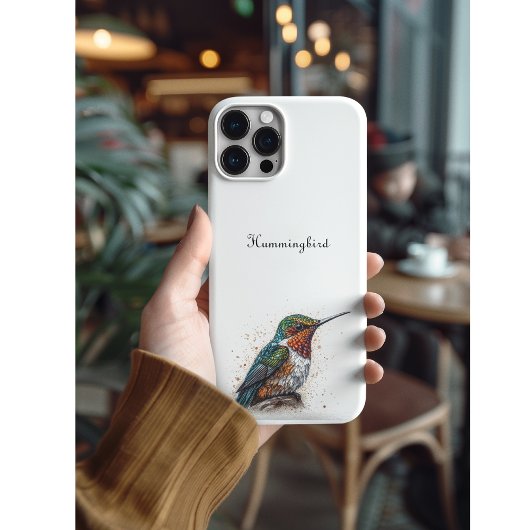 Coques Case-Mate iPhone Serenade de colibri bijoux, coutume