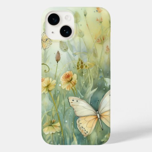 Coques Case-Mate iPhone Serenade of Spring Butterflies Téléphone Case (Verso)