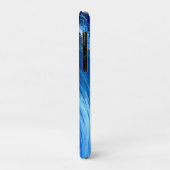 Coques Case-Mate iPhone Serene Blue Wave Splashes (Dos/Gauche)