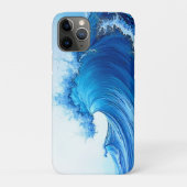 Coques Case-Mate iPhone Serene Blue Wave Splashes (Dos)