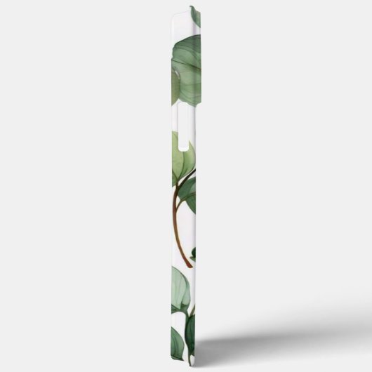 Coques Case-Mate iPhone Serene Eucalyptus Aquarelle iPhone 13 Pro Max Cas (Verso / Droite)