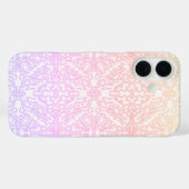 Coques Case-Mate iPhone Serene Lavender & Mint Mandala Geometric Tile  (Verso (horizontal))