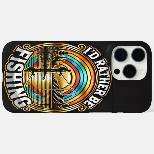 Coques Case-Mate iPhone Serene Sunset Fishing (Verso (horizontal))