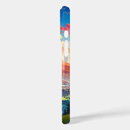 Coques Case-Mate iPhone Serene Sunset Mountains (Verso / Gauche)