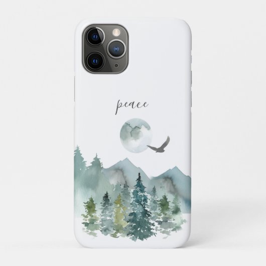 Coques Case-Mate iPhone Serene White Mountain Paysage Paix (Dos)