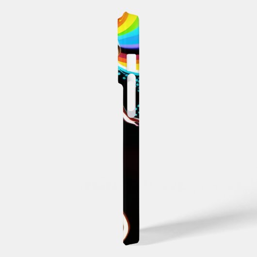 Coques Case-Mate iPhone Sérénité arc-en-ciel (Verso / Gauche)