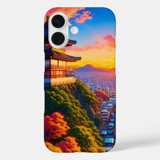 Coques Case-Mate iPhone Sérénité au-dessus de la métropole (Verso)
