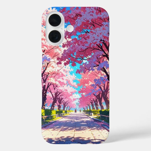 Coques Case-Mate iPhone Sérénité cerise en fleurs (Verso)