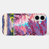 Coques Case-Mate iPhone Sérénité cerise en fleurs (Verso (horizontal))