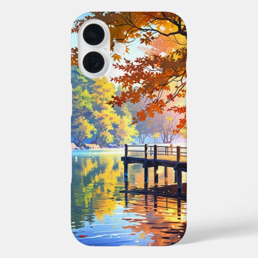 Coques Case-Mate iPhone Sérénité Lakeside Automne (Verso)