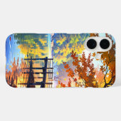 Coques Case-Mate iPhone Sérénité Lakeside Automne (Verso (horizontal))