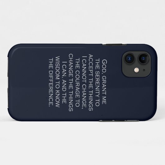 Coques Case-Mate iPhone Sérénité Prière Copperplate Lumière gothique Polic (Dos (Horizontal))