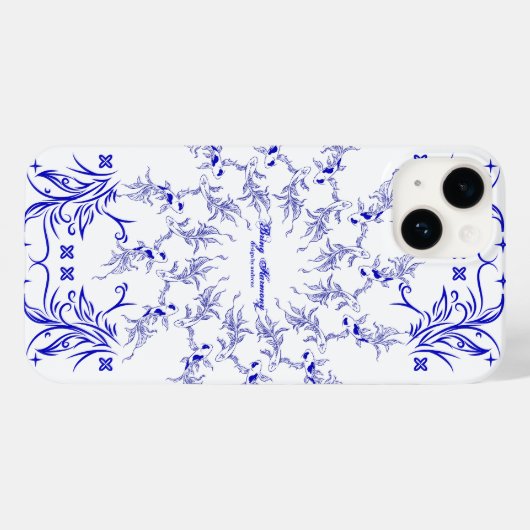 Coques Case-Mate iPhone Serenity Koi Art (Verso (horizontal))