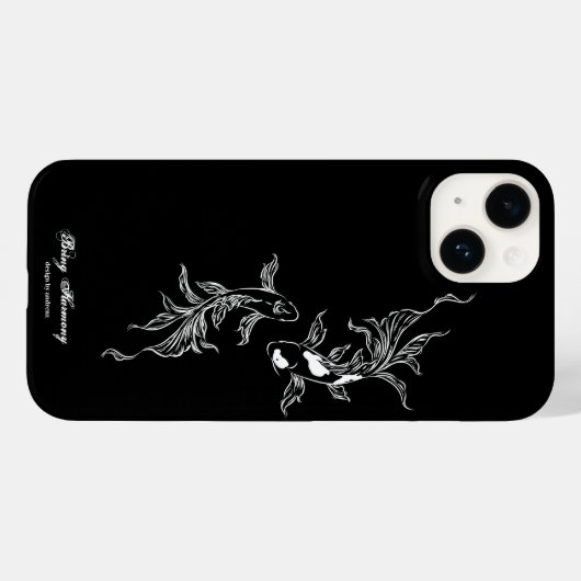 Coques Case-Mate iPhone Serenity Koi Art (Verso (horizontal))